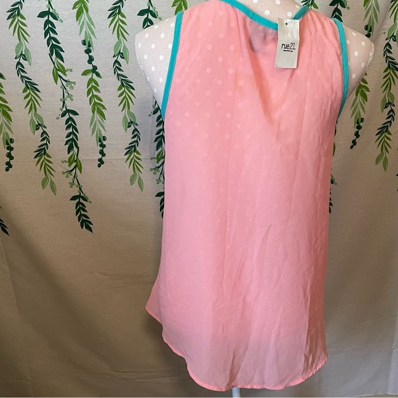 New with Tags Size S Rue21 Pink Aztec Tank Top B2 - Picture 2 of 4